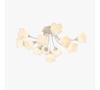 HHRLCH Cream Wind Chandelier Flower Ceiling Living Room Main Light Bedroom Small Fresh Chandelier Dining Room Light Cream 7Heads/Cream/11Heads/Cream/11Heads/Cream/13Heads