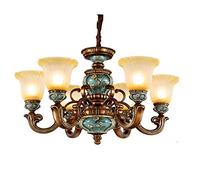 HHRLCH Creative Colored Colorful Chandelier 1-Light Ironaron Restaurant Lamp Challway Balcony Bedroom Ceiling Fixture Height Adjustable Device/Grey