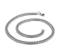 HHRLCH Curb Chain, Stainless Steel Women Link Necklace 45CM-70CM