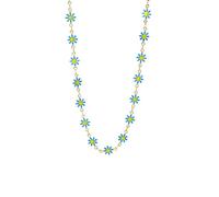 HHRLCH Daisy Necklace For Women and Girls, Daisy Colorful Necklace Women Bohemian Charm Colorful Daisy Bracelet Necklace Set Cute Girl Accessories, Daisy Necklace For Girls