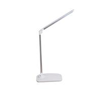 HHRLCH Dimmable Touch Control Desk Lamp Foldable Rechargeable Reading Light Sleek Multiple Brightness Levels Silver