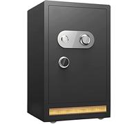 HHRLCH Document swith Lock f and Small Household Anti-Theft Security，Steel Locker， Heavy Item Storage