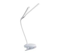 HHRLCH Double Clip Desk Lamp Touch Control Desk Light for Studying Eye-Caring Reading Light Creative Rechargeable for Dorm and Home Office