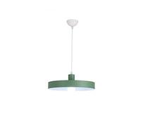 HHRLCH Europeanaron Color Hanging Light Minimalist Single Head Decorative Light Creative Personality Round Ssmall Chandelier Restaurant Chotel Bar (Color/Green_S