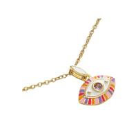 HHRLCH Evil Eye Necklace For Women and Men, Evil Eye Pendant Necklace Turkish Eye Shape Choker, Evil Eye Necklace Gold, Evil Eye Choker, Evil Eye Necklace For Men