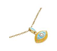 HHRLCH Evil Eye Necklace For Women and Men, Evil Eye Pendant Necklace Turkish Eye Shape Choker, Evil Eye Necklace Gold, Evil Eye Choker, Evil Eye Necklace For Men