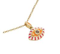 HHRLCH Evil Eye Necklace For Women and Men, Evil Eye Pendant Necklace Turkish Eye Shape Choker, Evil Eye Necklace Gold, Evil Eye Choker, Evil Eye Necklace For Men