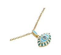 HHRLCH Evil Eye Necklace For Women and Men, Evil Eye Pendant Necklace Turkish Eye Shape Choker, Evil Eye Necklace Gold, Evil Eye Choker, Evil Eye Necklace For Men