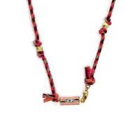 HHRLCH Evil Eye Necklace For Women and Men, Lucky Eye Rainbow Evil Eye Pendant Necklace Braided Rope Chain Necklace, Evil Eye Necklace Gold, Evil Eye Choker, Evil Eye Necklace For Men