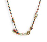 HHRLCH Evil Eye Necklace For Women and Men, Lucky Eye Rainbow Evil Eye Pendant Necklace Braided Rope Chain Necklace, Evil Eye Necklace Gold, Evil Eye Choker, Evil Eye Necklace For Men