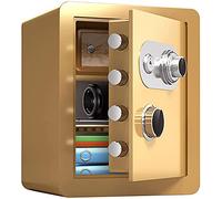HHRLCH f Anti-Theft Mechanical Steel Home Locker with Key Code Storage es For Jewellery Cash and Valuables