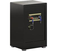 HHRLCH Fireproof Waterproof Cabinet s Electronic Digital Home Double Key Lock and Password Medium Deposit Keypad for Home Office Hotel Jewelry Passport Cash Mon