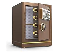 HHRLCH Fireproof Waterproof s and Lock es Money Digital Electronic Home with Medium Home Small Wall Security Cabinet Office Fingerprint Password Deposit for