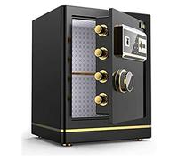 HHRLCH Fireproof Waterproof s and Lock es Money Digital Electronic Home with Medium Home Small Wall Security Cabinet Office Fingerprint Password Deposit for