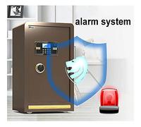 HHRLCH Fireproof Waterproof Security Digital Cabinet Fireproof and Anti-Theft Electronic Steel Cabinet Cash Drawer 60cm/70cm/80cm Large Capacity B