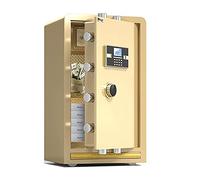 HHRLCH Fireproof Waterproof Security Digital Cabinet Gold Electronic Large 60cm Fireproof and Anti-Theft Cabinet Cash for Home Business Office