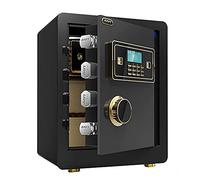 HHRLCH Fireproof Waterproof Security Digital Cabinet Home Anti-Theft Electronic Fireproof and Waterproof Fingerprint Password Lock Large Capacity w