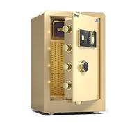 HHRLCH Fireproof Waterproof Security Digital Cabinet s Large 80cm Steel Electronic Fingerprint Password Lock with Alarm Device Fireproof and A