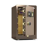 HHRLCH Fireproof Waterproof Security Digital Cabinet s Large 80cm Steel Electronic Fingerprint Password Lock with Alarm Device Fireproof and A