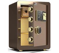 HHRLCH Fireproof Waterproof Security Fingerprint Password Fireproof Steel Electronic Anti-Theft Home Office Filing Cabinet 6 Ways to Unlock for Home Office Cash Use