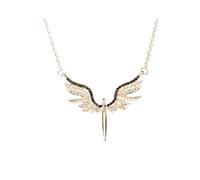 HHRLCH Guardian Angel Pendant, Angel Wings Pendant Necklaces for Women Jewelry - Guardian Angel Necklace, Angel Necklace For Girls, Sterling Silver Angel Necklace