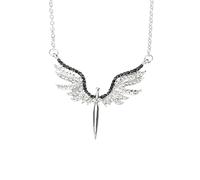 HHRLCH Guardian Angel Pendant, Angel Wings Pendant Necklaces for Women Jewelry - Guardian Angel Necklace, Angel Necklace For Girls, Sterling Silver Angel Necklace