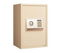 HHRLCH Home Digital Safe Box Certified Office Safe Digital Safe Box Electronic Keypad Steel Wardrobe Safes Storage Box Cash Jewelry Key for (Color : Gold Size : One Size) (Gold One Size)