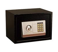 HHRLCH Home Digital Safe Box Home Office Digital Safe Box Electronic Keypad Steel Safes Storage Box Wall or Floor Mounted Cash Jewelry Key for (Color : Black Size : One Size) (Black One Size)