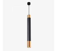 HHRLCH Ibalods Bedroom Ceiling Downlights Black Ceiling Downlight Suspension Adjustable Fixtures Cylinder Lantern 7W Long Tube Chandelier Cylinder Droplight Bar Droplight/6 * 65Cm/Warm Light