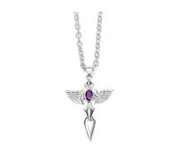 HHRLCH Income Hip-Hop Angel Sword Guardian Necklace European and American Angel Wings Cross Pendant Friend Party Lucky Gift - Guardian Angel Necklace, Angel Necklace For Girls, Sterling