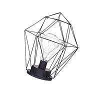 HHRLCH Iron Art Table Lamp Minimalist Hollow Geometric Stylish Home Night Light for Living Bedroom Study and Unique Industrial Art Present