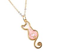 HHRLCH Kitty Necklace For Women and Girls, Cat Heart So Cute Mixed Styles Cat Animal Pendant Necklace Cute Kitty Necklace, Black Cat Necklace For Women, Cat Choker For Women