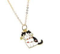 HHRLCH Kitty Necklace For Women and Girls, Cat Heart So Cute Mixed Styles Cat Animal Pendant Necklace Cute Kitty Necklace, Black Cat Necklace For Women, Cat Choker For Women