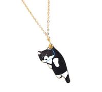 HHRLCH Kitty Necklace For Women and Girls, Lift The Cats Mixed Styles Cat Animal Pendant Necklace Cute Kitty Necklace, Black Cat Necklace For Women, Cat Choker For Women
