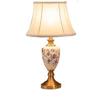 HHRLCH Lamp Bedside Lamp Household Decorate Table Lamp China Ceramics Desk Lamp Wedding Learn Work Read Desktop Lights Lamp Household faucets
