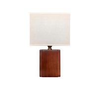 HHRLCH Lamp Chinese Creative Bedroom Bedside Study Room Desk Light Fabric Wooden Desk Lamp Living Room Counter Showcase Table Lamp Hotel Front Desk Villa Coffee Shop Fixture Lamp Household
