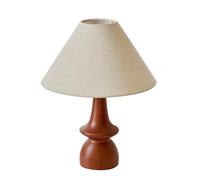 HHRLCH Lamp Creative Model Home Living Room Study Room Desk Light Romantic Cozy Bedroom Bedside Desk Lamp Fabric Wood Table Lamp for Hotel Front Desk B&B Villa Boys and Girls Room Fixture