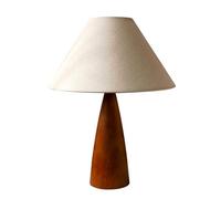 HHRLCH Lamp Creative Vintage Handmade Cloth Wooden Desk Light Luxury Rustic Farmhouse Indoor Desk Lamp Hotel Front Desk B&B Table Lamp Coffee Shop Villa Living Room Study Room Reading