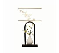 HHRLCH Lamp Table Lamp Chinese Retro Bedside Lamp Easy to Clean and Take Care of Three Light Colors Change Can be Adjusted by Remote Control Lamp Household faucets
