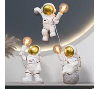 HHRLCH Lamp Table Lamps for Bedroom Room Astronaut Bedside Lamp for Room Boys and Girls with and 180cm Cable Sit Lamp Household faucets