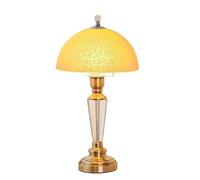 HHRLCH Light Bedside Table Lamp Nordic Table Lamp with Crack Glass Bedside Lamp Iron Base Nightstand Lamp for Living Room Bedroom Nightstand Lamp for Bedroom Light Household faucets