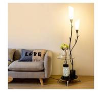 HHRLCH Light Floor Lamp with Table Floor Lamp with Table Standing Lamps with Remote Control Dimmable Floor Lamp Tall Lamp for Living Room Bedroom Floor Lamps for Living Room Light Household