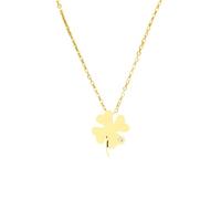 HHRLCH Long Chain Four Leaf Necklace For Women Girls, Crystal Zircon Pendant - Bohemian Style 4 Leaf Necklace, Alhambra Necklace, Lucky