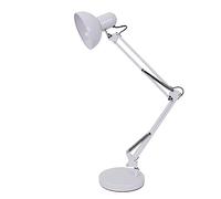 HHRLCH Long Swing Arm Adjustable ClassicE27 Clip Table Lamp for Study Office Reading Night Light Folding Table Lamp White Interesting Household faucets