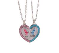 HHRLCH Magnetic Necklace For Women and Men, Half Heart Pendant Lover Heart Necklace Best Friends Pendant Necklace Magnetism Couple, Connecting Necklace, Bestie Necklace