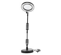 HHRLCH Magnifying Lamp USB Charging Dimmable Desktop Light for Reading and Nail Art Eye-Caring Folding Table Lamp for Students and Professionals