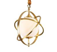 HHRLCH Minimalist Industrial Classic Ceiling Light Creative Petals Chandelier Copper Metal Loft Guest Room Villa Corridor Glass Lamp Device