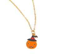 HHRLCH Necklace For Women and Men, Cute Cartoon Necklace Funny Skull Pumpkin Halloween Charm Necklace, Band Necklace, Scream Necklace Face, BC Necklace
