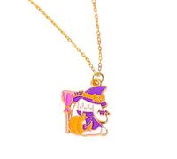 HHRLCH Necklace For Women and Men, Cute Cartoon Necklace Funny Skull Pumpkin Halloween Charm Necklace, Band Necklace, Scream Necklace Face, BC Necklace