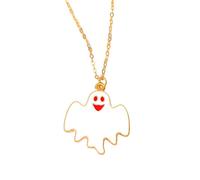 HHRLCH Necklace For Women and Men, Cute Cartoon Necklace Funny Skull Pumpkin Halloween Charm Necklace, Band Necklace, Scream Necklace Face, BC Necklace